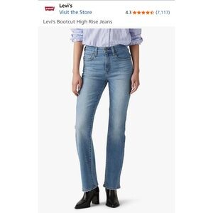 Levi’s Bootcut High Rise Jeans